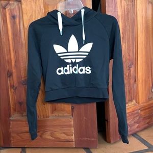 Cropped adidas hoodie